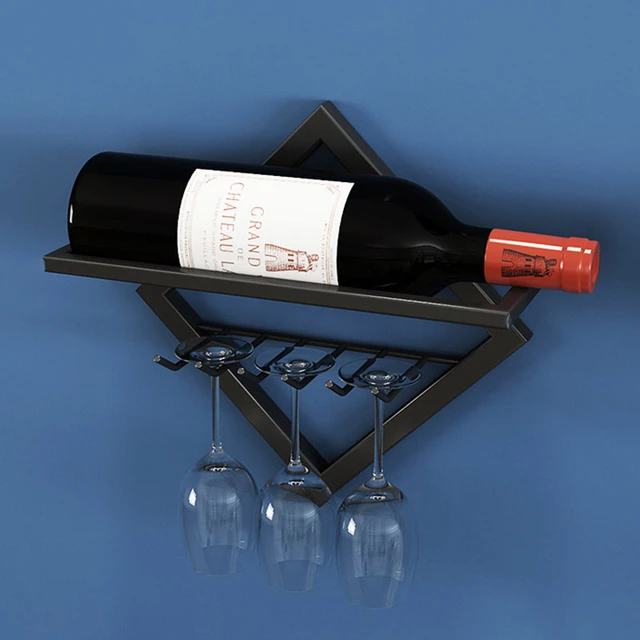 Porte-verre à vin, porte-gobelet refroidisseur de vin, sous simple tasse  Creative Wine Rack inversé C