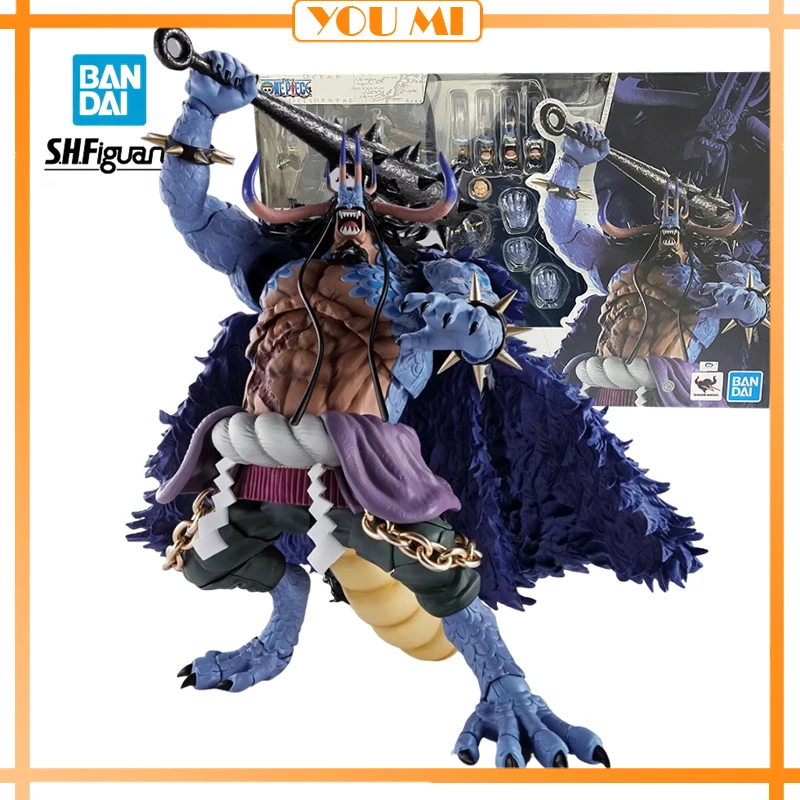 

В наличии Оригинальные Bandai One Piece S.H. Фигуртс Shf KAIDOU, король зверей, человек-зверь, форма Kaidou, фигурки, игрушечные модели
