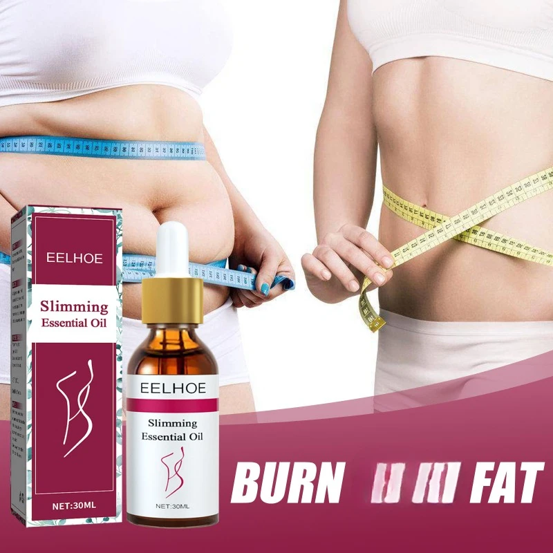 Slimming Oil Fat Burning Waist Belly Lose Weight Slim Down Firming Body Shaping Natural Plant Massage Essential Oils