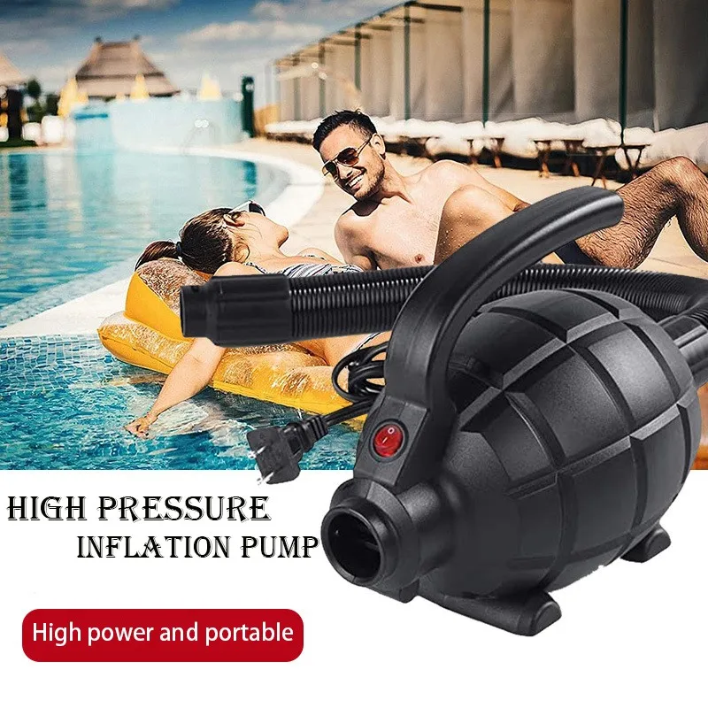 

Portable Air Pump Air Mat Grenade Pump For Tumbling Inflatable Pump For Home Air Bed Air Track Pump 600W 110W Air Compressor