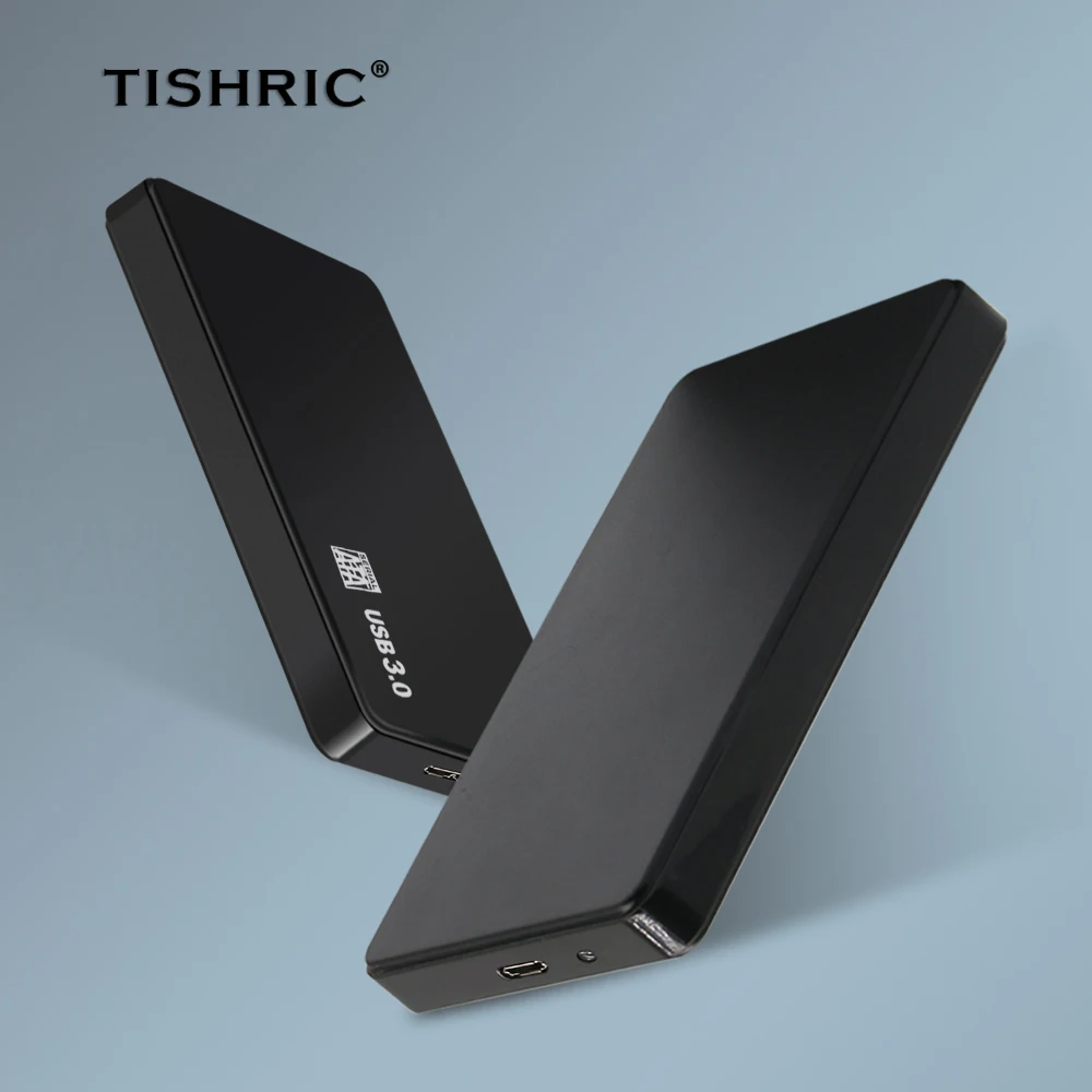 TISHRIC Hdd Case External Hard Drive HD Case USB 3.0/2.0 Hard Disk Enclosure Box Optibay SSD HD 2.5inch SATA To USB Adapter 10TB external hard drive case ssd enclosure hard drive adapter ssd adapter external hard drive box hard disk case hard drive enclosure hdd case enclosure