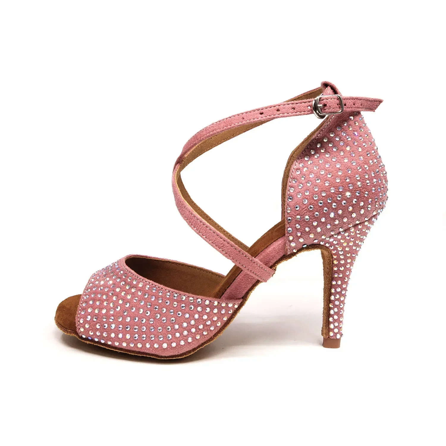 Pink Latin Dance Shoes Indoor Soft Bottom Hot Sale Tango Jazz