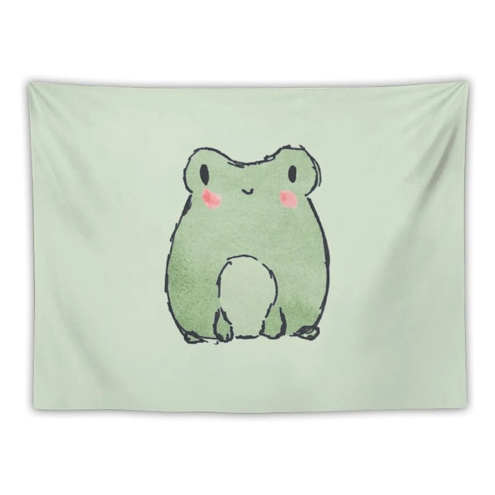 

Watercolor Froggy Tapestry Bedroom Decor Room Decor Cute Tapestry