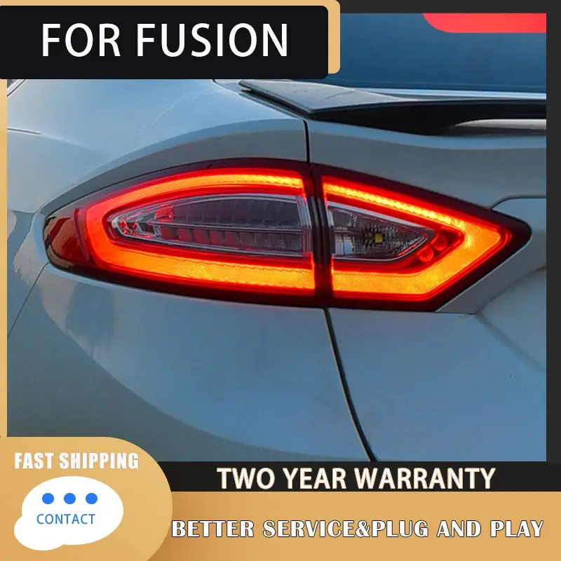 

For FORD Fusion Titanium Mondeo LED Tail Lamp 2014 2015 2016 Taillight Back Lamp Turning Light+Reverse+Parking+Running