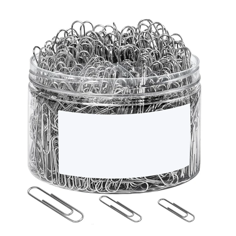 

760PCS Assorted Sizes Drawdart Paper Clips, Silver, Big 2Inch, Medium 1.3Inch And Small 1.1Inch Durable Easy Install Easy To Use