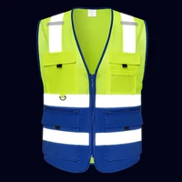 Electrician’s Reflective Work Vest with Pockets