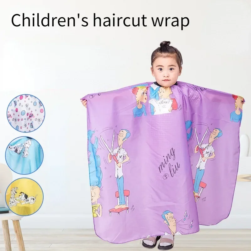Children's Haircut Wrap Barber's Hair Cutting Tools Hair Shawl Non-stick Wrap Children's Hairs Cutting Shawl Hairs Capes hair cutting cape haircut cape