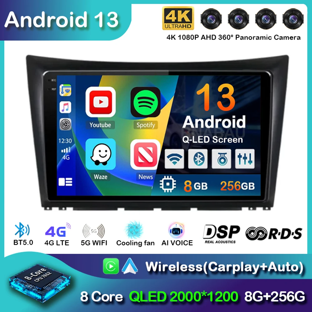 

Android 13 Carplay Auto WIFI+4G Car Radio For Dongfeng S30 H30 Cross 1 2011-2018 Multimedia Player GPS Navigation Stereo No 2din