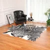 Imitation Animal Skin Pelt Zebra Shaped Carpet Sheepskin Area Rug Room Decor Carpets For Living Room Rugs For Bedroom Floor Mats 2