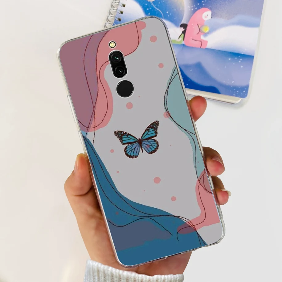 For Redmi 8 Xiaomi Redmi 8A Case phone case phone protector cover Shockproof Phone Cover Fashion Marble Heart Soft Bumper Xiaomi 8A Pro Redmi8 Capa