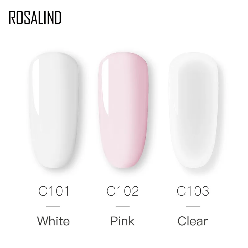 Nail Acrylic Liquid Nail Powder Acrylic Nail Powder Nail Kit Manicure Tools Nail Tools ROSALIND Pure Color Acrylic Powder Liquid Set Crystal Clear Nail Powder With Carve Flower Professional Brush Manicure Tool Kit