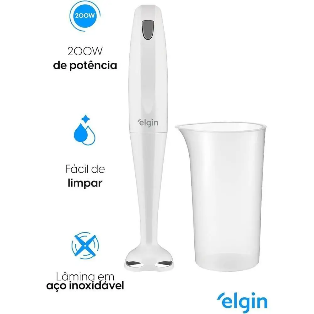 Mixer Elgin de Mão 200W Compacto Branco 2