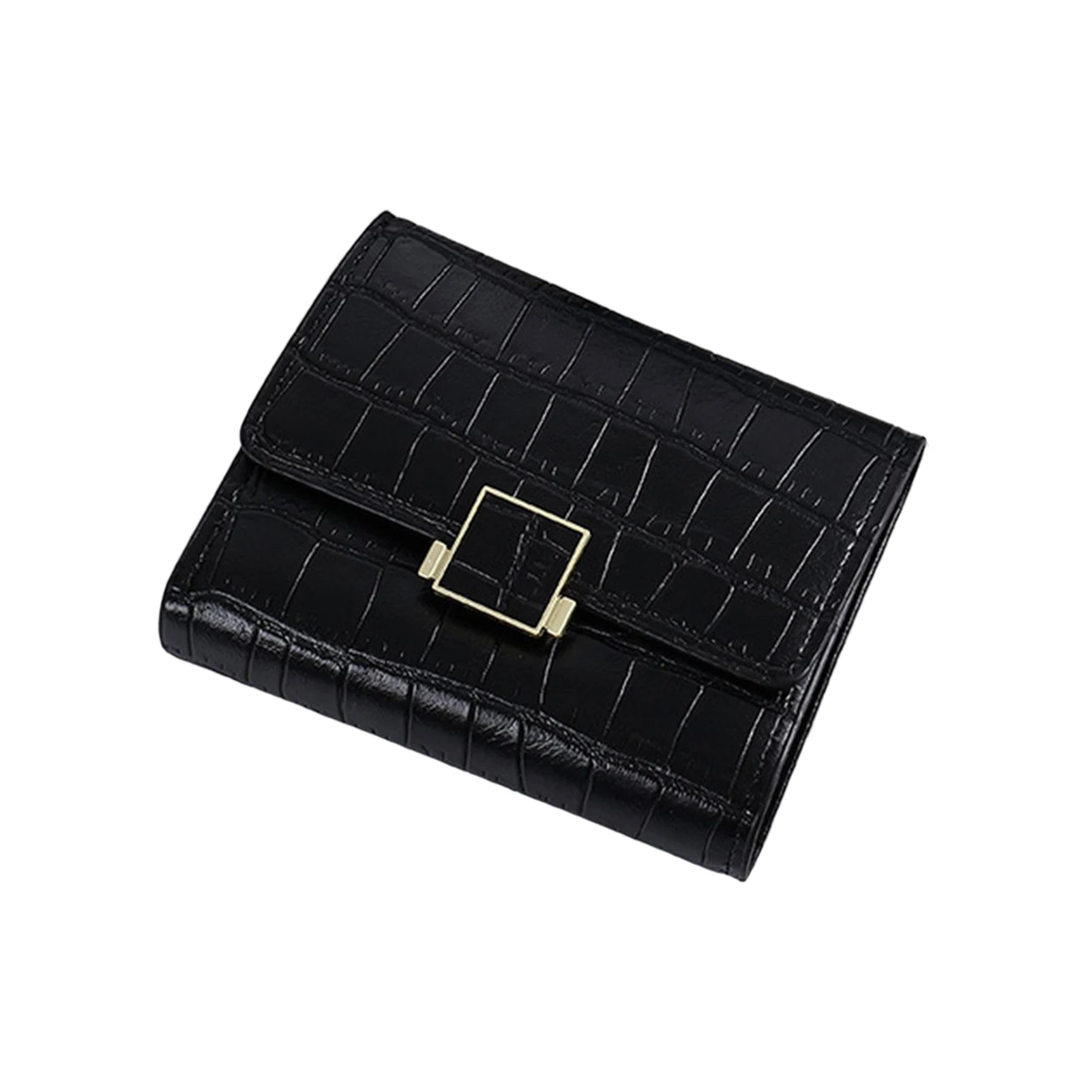 

Women Small Purse Wallet with Durable Buckle Mini Card Holder for Business Outdoor Travel