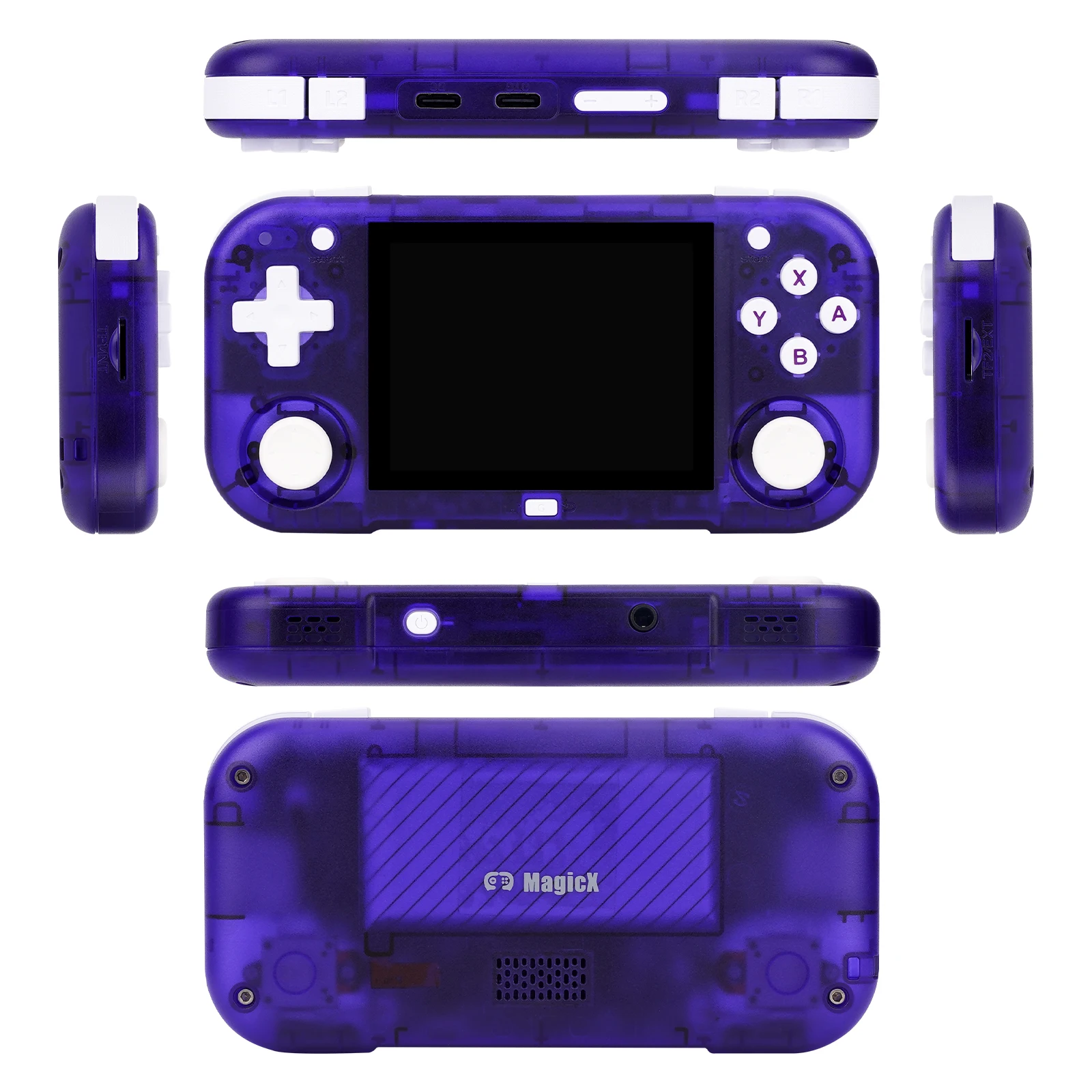 AMPOWN Mini Zero 28 Handheld Game Console 2.8'' IPS Screen AllWinner Processor Android System 2.4GWIFI MAGICX ZERO28 Player Gift