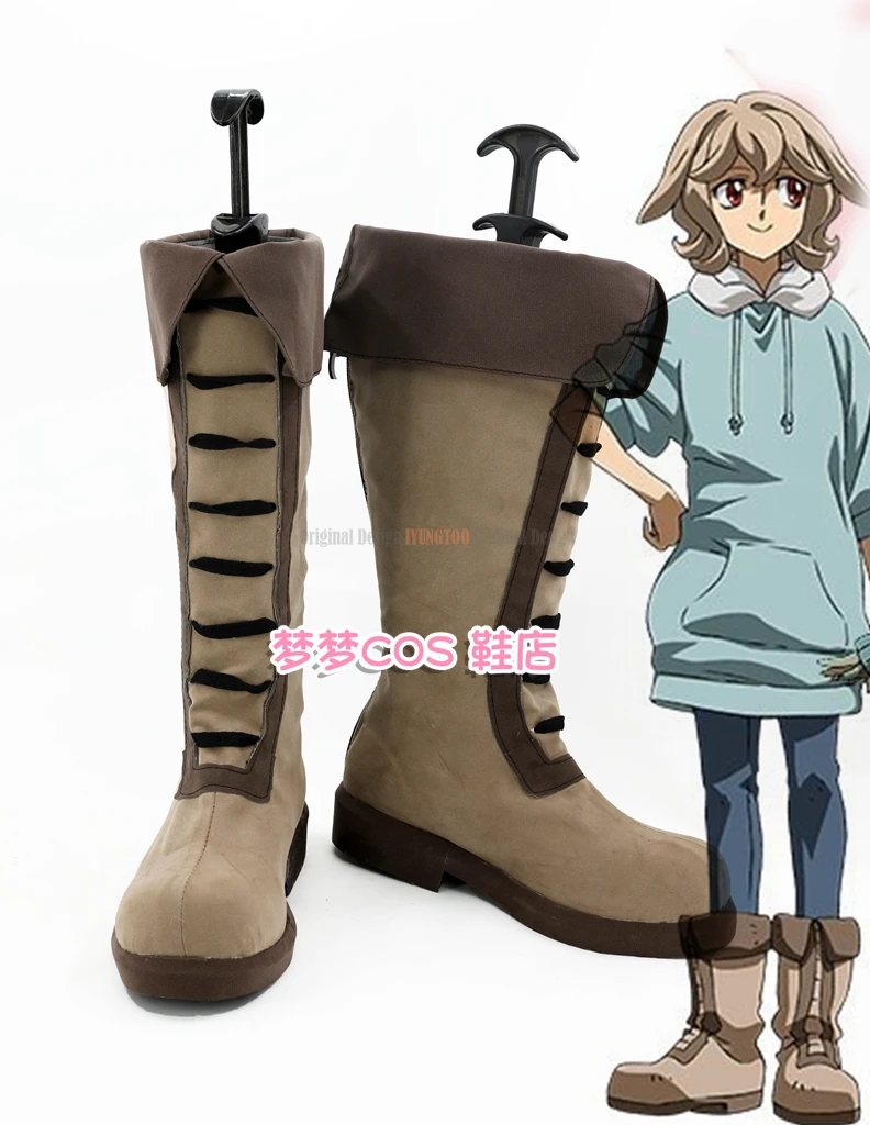 

MOBILE SUIT Zeta Gundam IRON-BLOODED ATRA Anime Characters Shoe Cosplay Shoes Boots Party Costume Prop