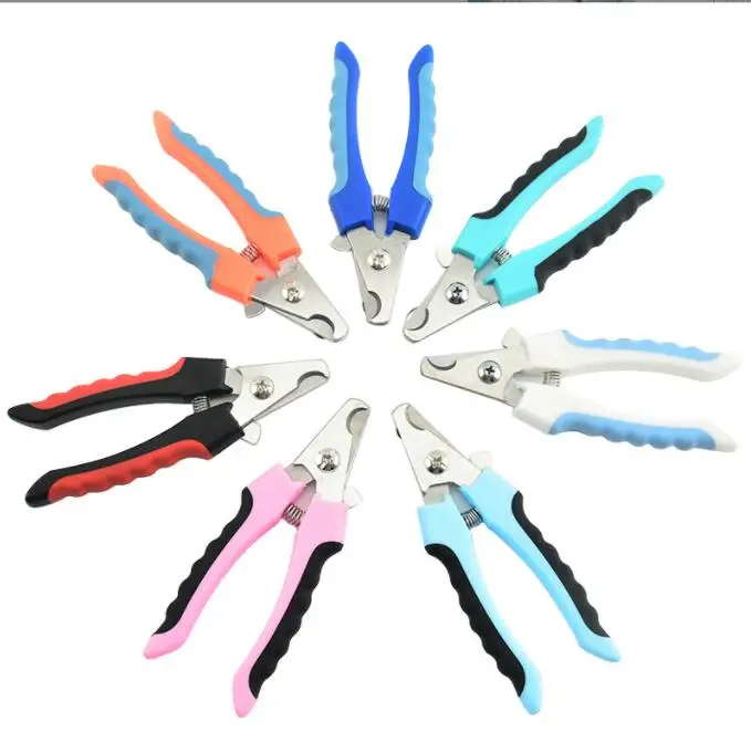 Painless Nail Clipper for Pets Cat Dog Nail Clipper Cutter With Sickle Stainless Steel Grooming Scissors Clippers