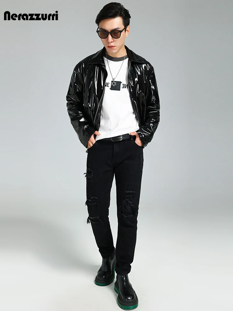 Nerazzurri Spring Autumn Cool Soft Light Black Shiny
