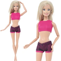 Mode poupée maillot de bain robe de Bikini tenue d'été hauts pantalons maillots de bain plage accessoires de bain vêtements pour 1/6 poupée fille jouets 5