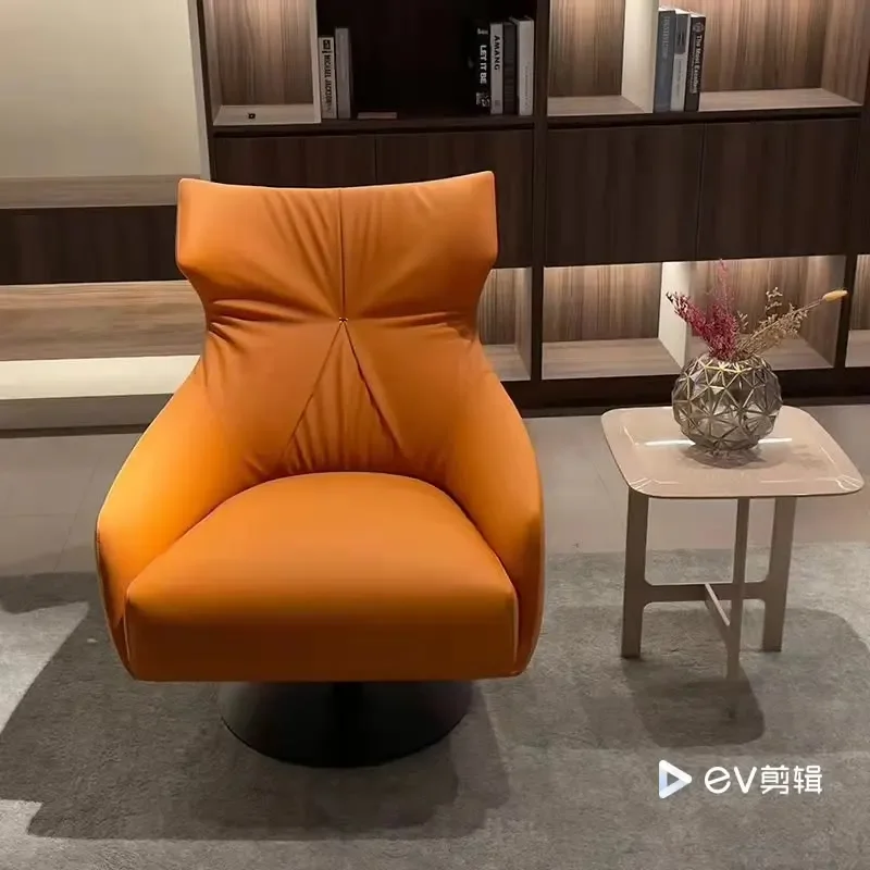 

Нордический дизайнерский одноместный диван с высокой спинкой для спальни, американский тигровый стул, кофейный стул для гостиной