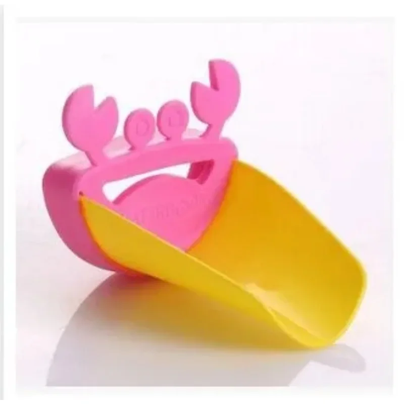 Cute Bathroom Sink Faucet Chute Extender Crab Children Kids Washing Hands 4 colors 4