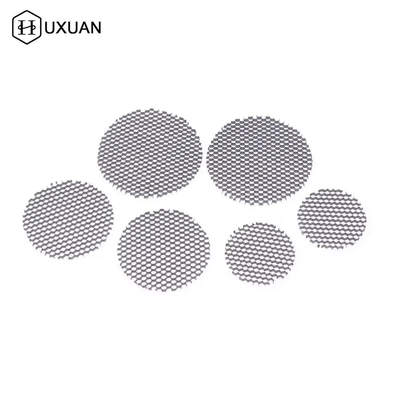 

5Pcs 20-35mm LED Light Lamp Shade Downlight Spotlight Round Honeycomb Net Cover Black Anti-glare Anti-dazzling Light Aluminum