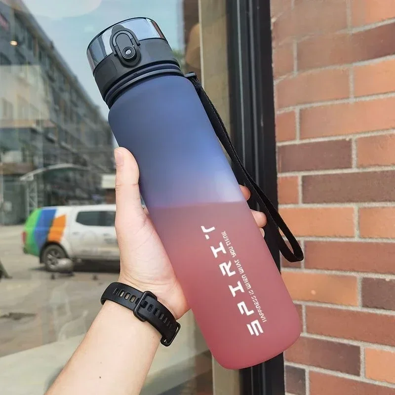Colorful Leak-Proof Sports Water Bottle for Outdoor and Fitness Activities