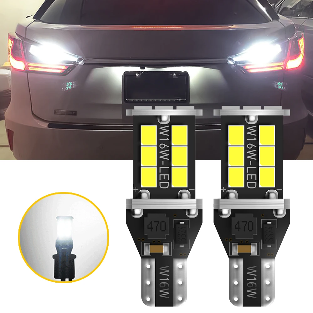 

Автомобильная лампа AUXITO T15 W16W, фонарь заднего хода для Mercedes Benz W204 Subaru VW, 912, 921, W16W, 2 шт.
