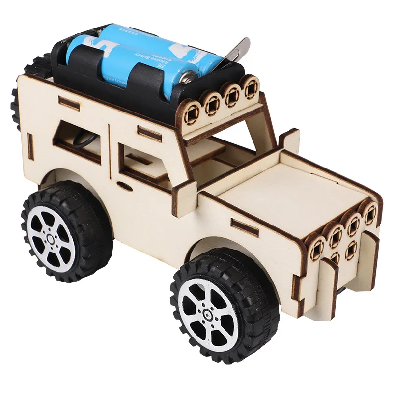 

Science and Technology Making DIY Creative Teaching Science Experiment Student Electric Jeep Off-road Vehicle New Toy Cars