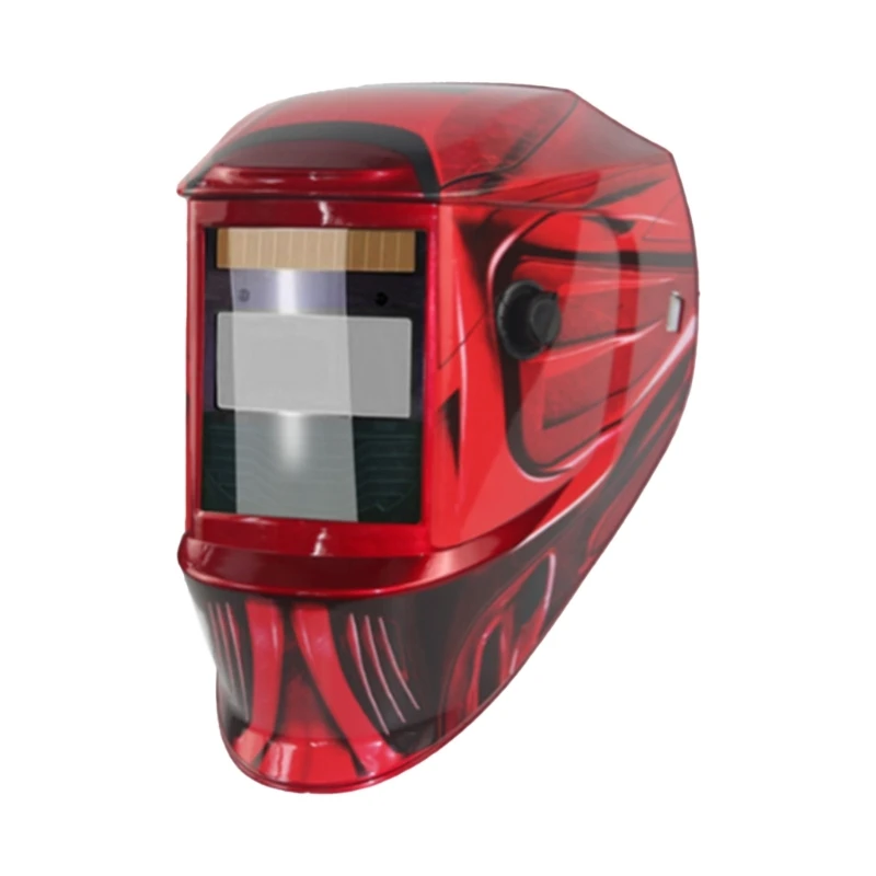 Professional Solar Powered Welding Face Shield with Automatic Darkening Lens and Comfortable Fit for Various Environment