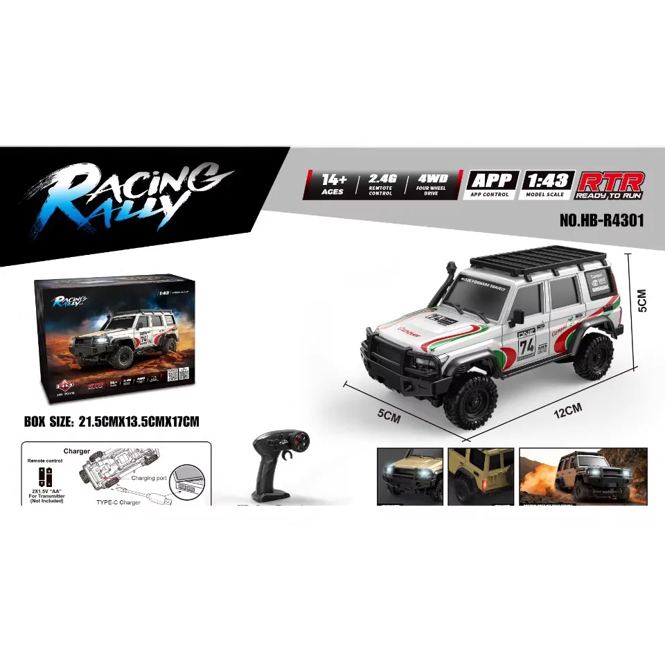 Buggy RC tout terrain en action sur piste boueuse, démontrant sa robustesse et son prix abordable