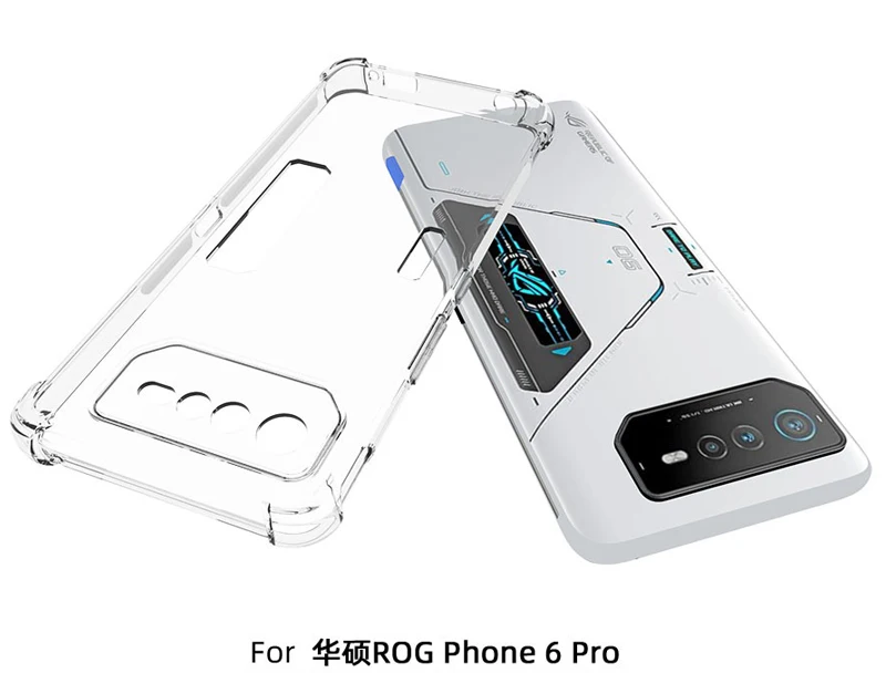 Air Cushion Shockproof Clear Silicone TPU Phone Case