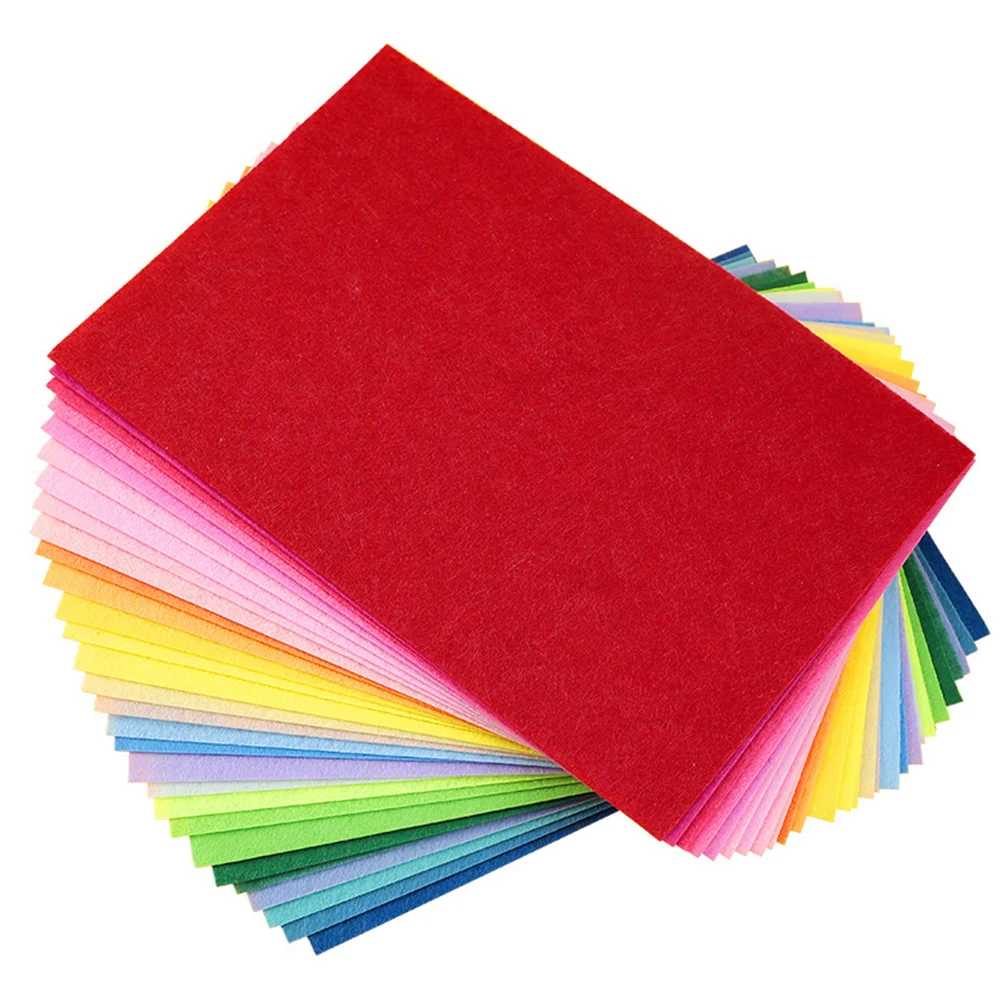 Nonwoven Felt Fabric Assorted Color Sheet Set DIY Craft Squares 20cm*30cm Size 1 5mm 1025 Colors Pack of 10/24