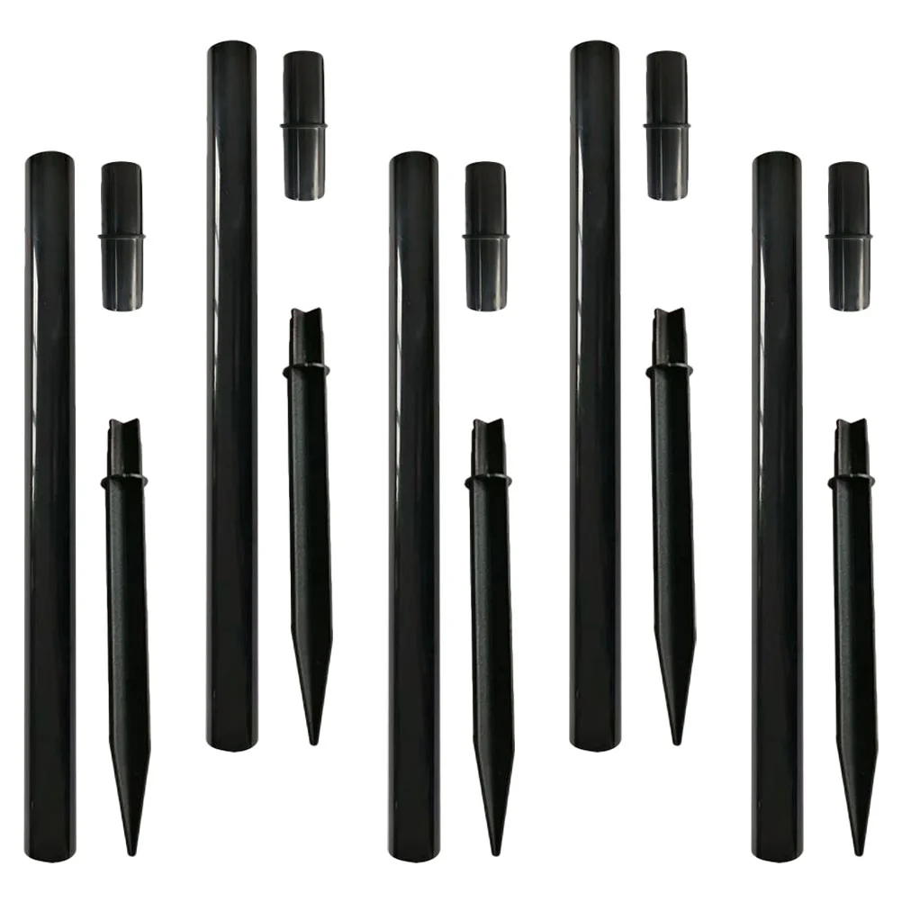 

Solar Light Poles for outside Floor Lamp Accessories Outdoor Extension Rod Plastic Joint Lights