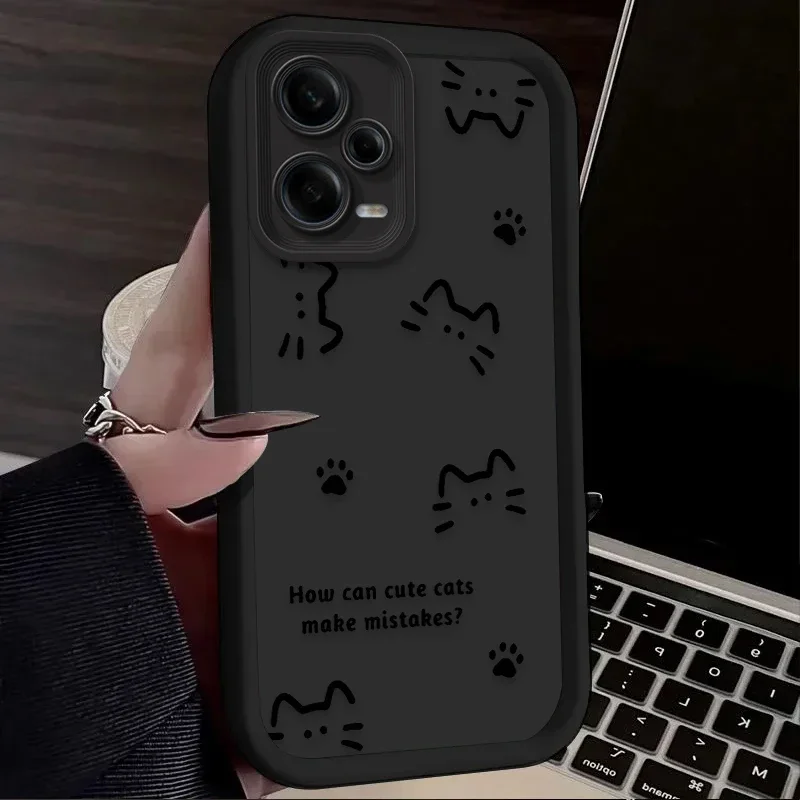 Cute Cartoon Cat & Dog Soft Phone Case Cover
