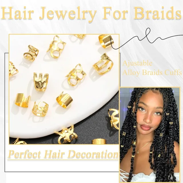 Gold Hair Color Breiter Gold Hair Cuff Shoppe Schmuck Bei MAM