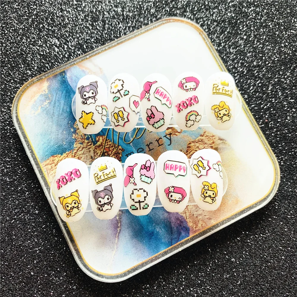 

TSC series TSC-453 rabbit star cartoon 3D Back glue Self-adhesive Nail art Nail sticker decoration tool Sliders For Nail Decals