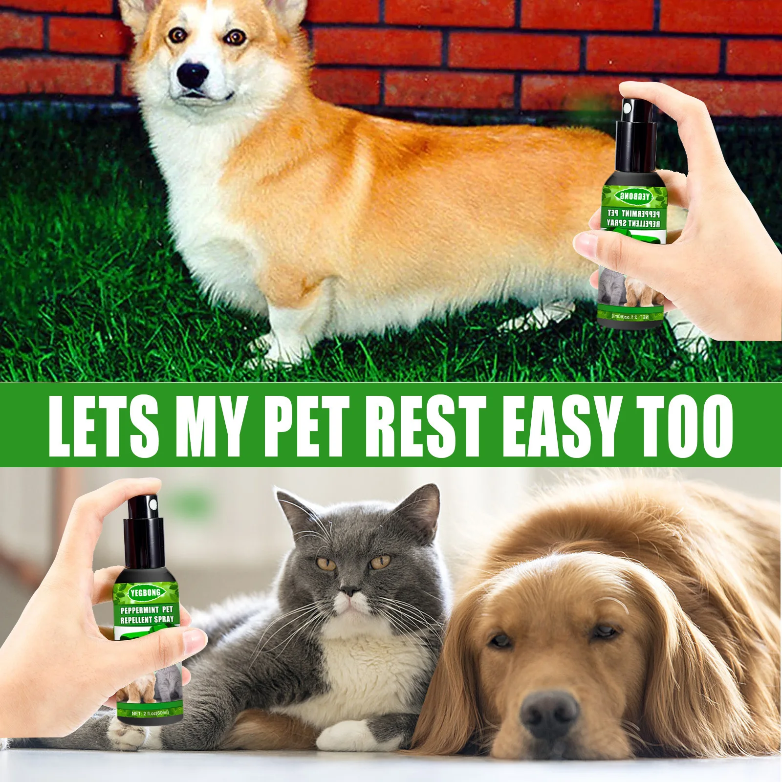 Pet Flea Killer Drops 60ml Effective for Long-Lasting Relief from Fleas Ticks Lice Mites and Ringworm in Dogs and Cats pet anti flea tick agent pet flea spray