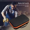 Tool Bag Portable Electric Drill Tool Bag Electrician Hardware Organizer Shockproof Large Capacity Handbag Tool Carrying Case 5
