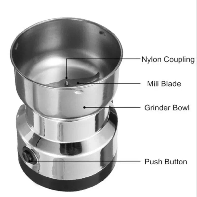 110V-220V Electric Grinder Home Coffee Kitchen Cereal Nuts Beans Spices Grains Grinder Machine Ultrafine Baby Food Pulveriz 4