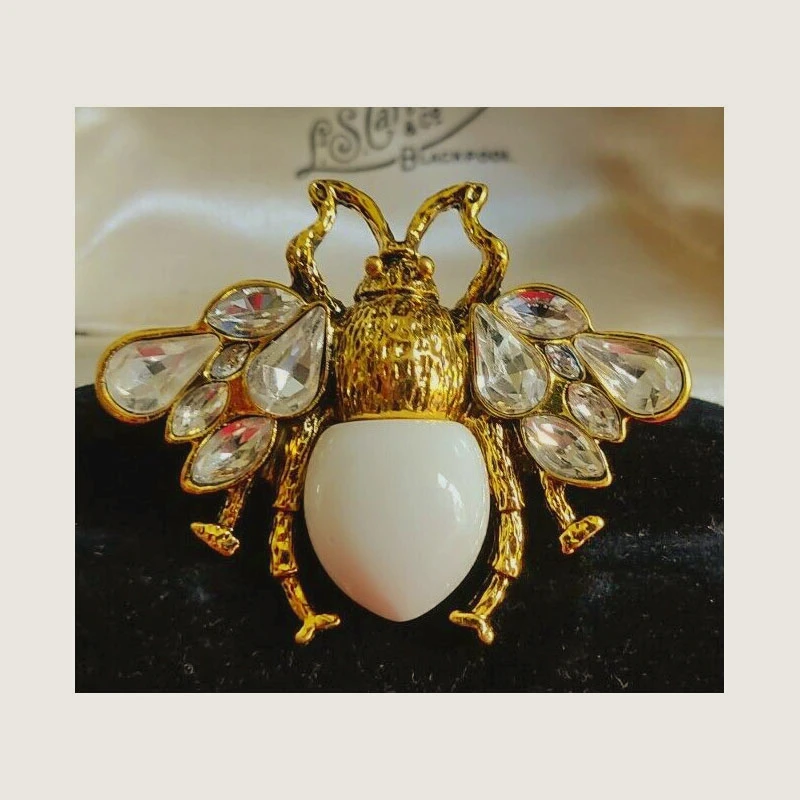 Ancienne Broche En Acier Art Nouveau/Art Déco - Motif étoiles Et Fleurs