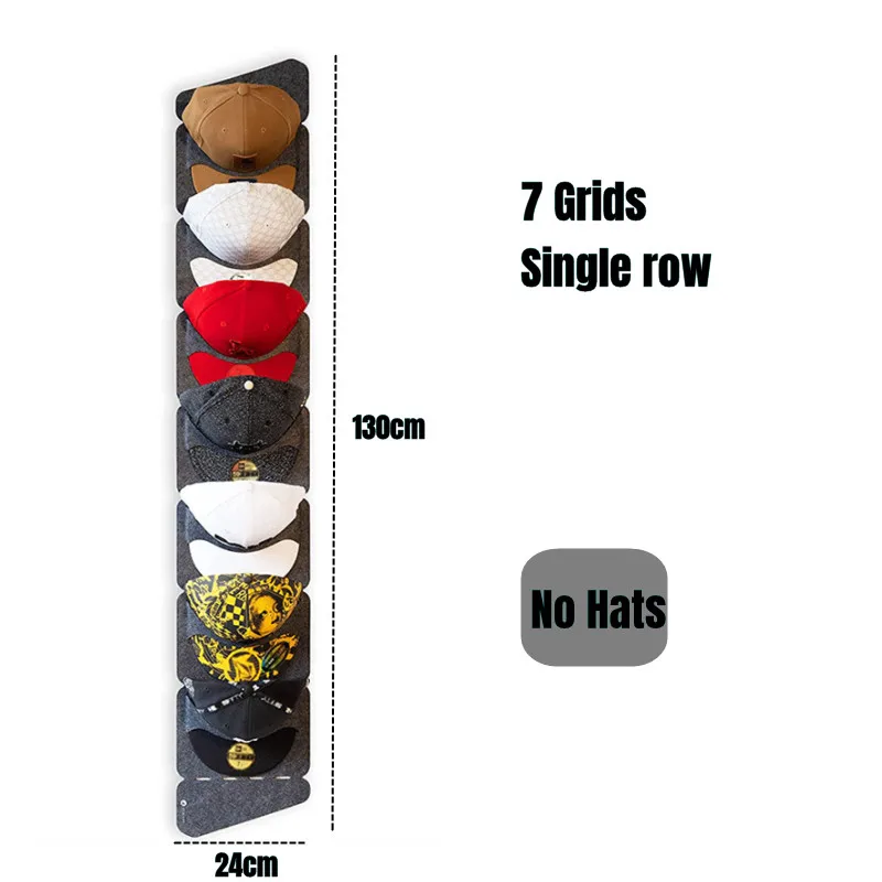 Description Picture 3 of itemFelt Hat Storage Rack Cap Holder Wall Bag Clip Organizador Closet Baseball Peaked Travel Cap Organizer Wall Mount Hat Racks new