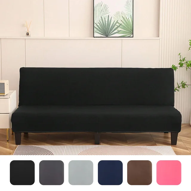 Juste de canapé-lit de style minimaliste, solide, haute élasticité, anti-poussière, adaptée à toutes les saisons, salon, chambre à coucher, document Milk inj 1