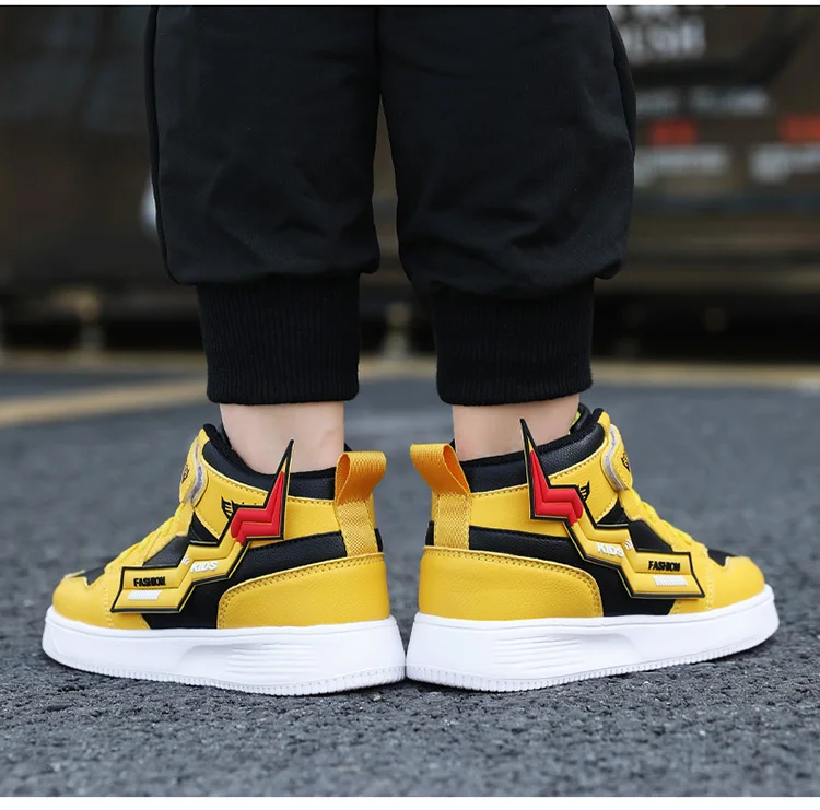 Sneakers Cartoon Leather Light Sport Shoes Autumn Breathable