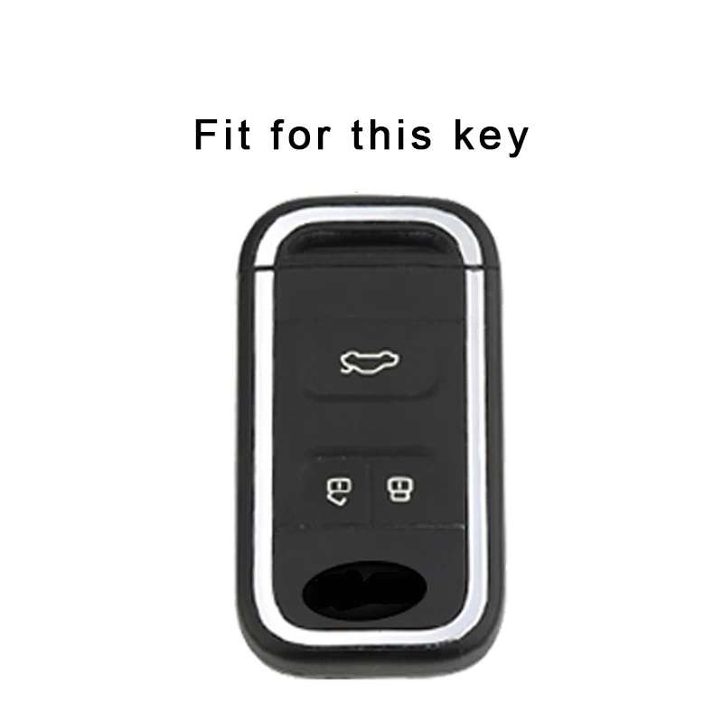Leather TPU Car Smart Key Case Cover Bag Shell Holder Keychain for Chery Arrizo Tiggo 3 5X 4 8 Glx 7 Key Case Key Case Cover Car Key Shell Remote Control Case Cover Flip Key Fob Shell