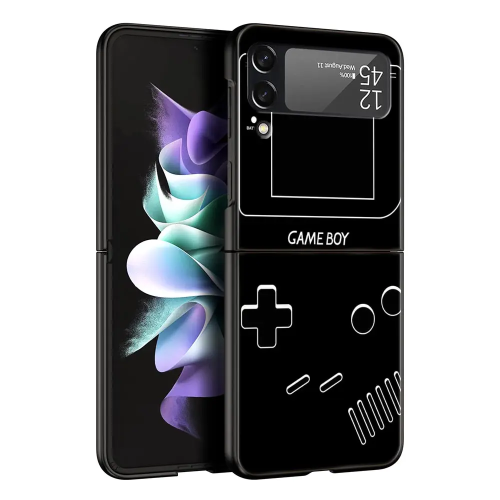 Retro Gameboy Inspired Black Hard Shell Phone Case with Bumper Protection