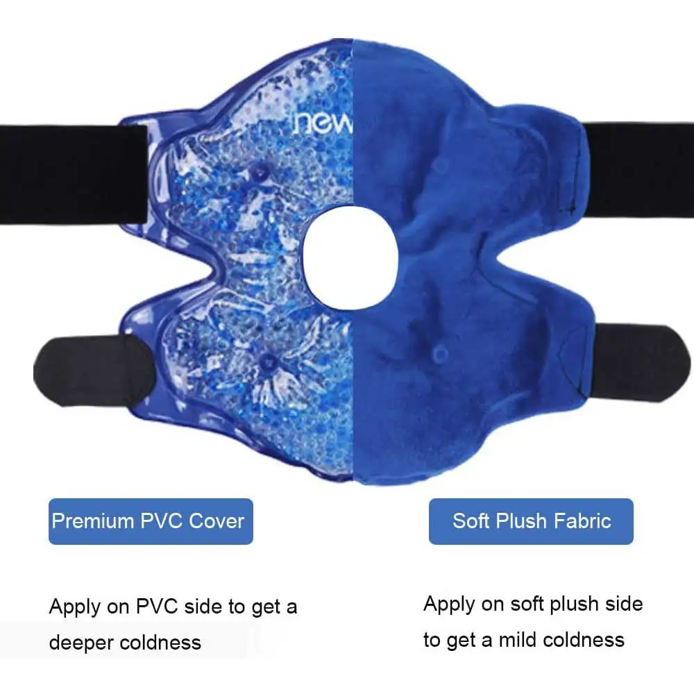 Reusable Knee Pads Medical Gel Ice Pack For Sports Injuries Hot Cold Compress Therapy Wrap After Knee Surgery Pain Relief 4