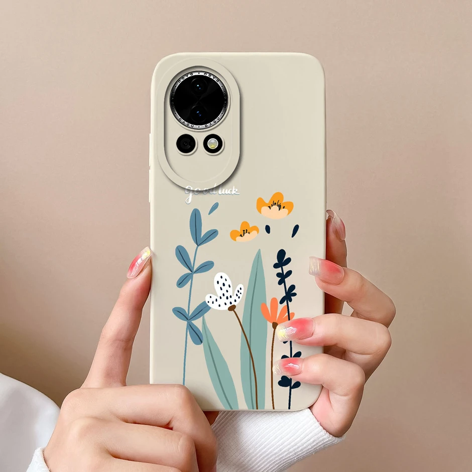 Cute Funny Expression Liquid Silicone Shockproof Phone Case Cover