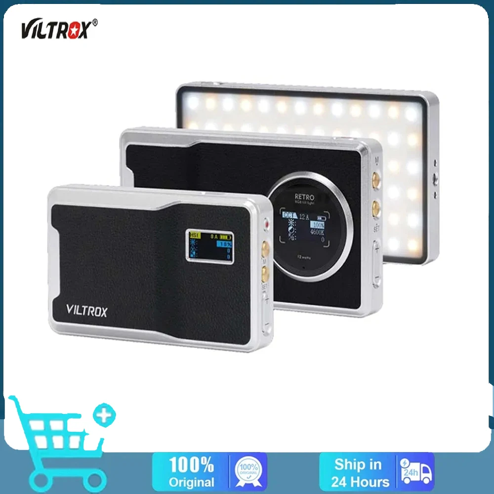 

Портативный фотовспышка Viltrox в стиле ретро, яркость 2500-8500 к