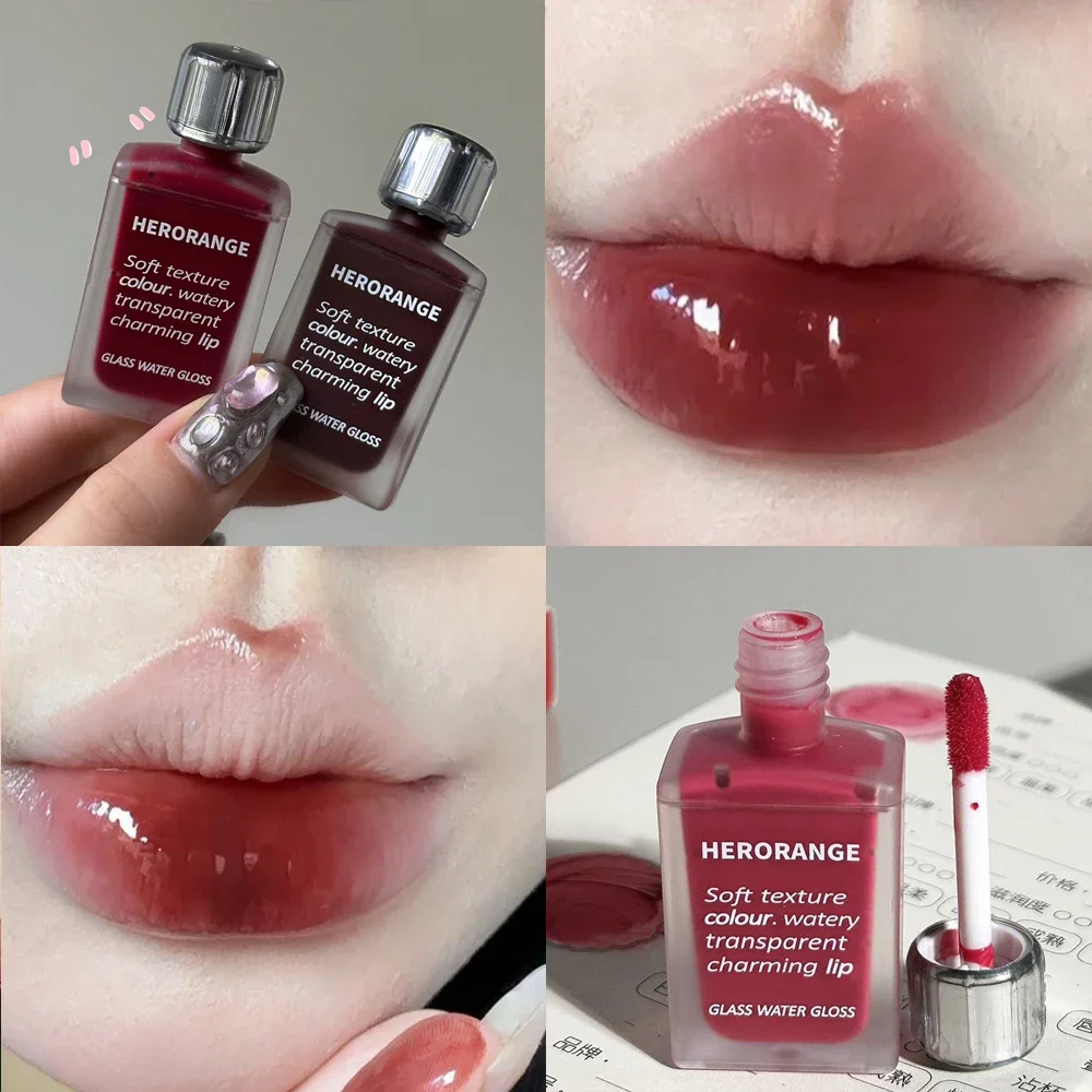 Mirror Jelly Lip Plumper Gloss Crystal Jelly Oil Lip Tint Coreano Rossetto Impermeabile A Lunga Durata Labbra Plumper Rossetto Liquido