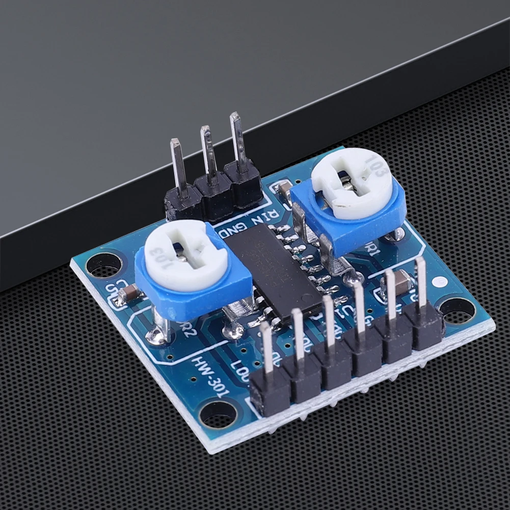 Audio Amplifier Board Audio Speaker PAM8406 Digital Amplifier Board with Volume Potentiometer 2x5W Stereo Audio Module Dual Channel 2.5-5V for Electronic Devices